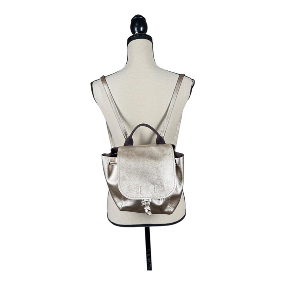 Coach Derby Metallic Leather Backpack - Picture 1 of 6